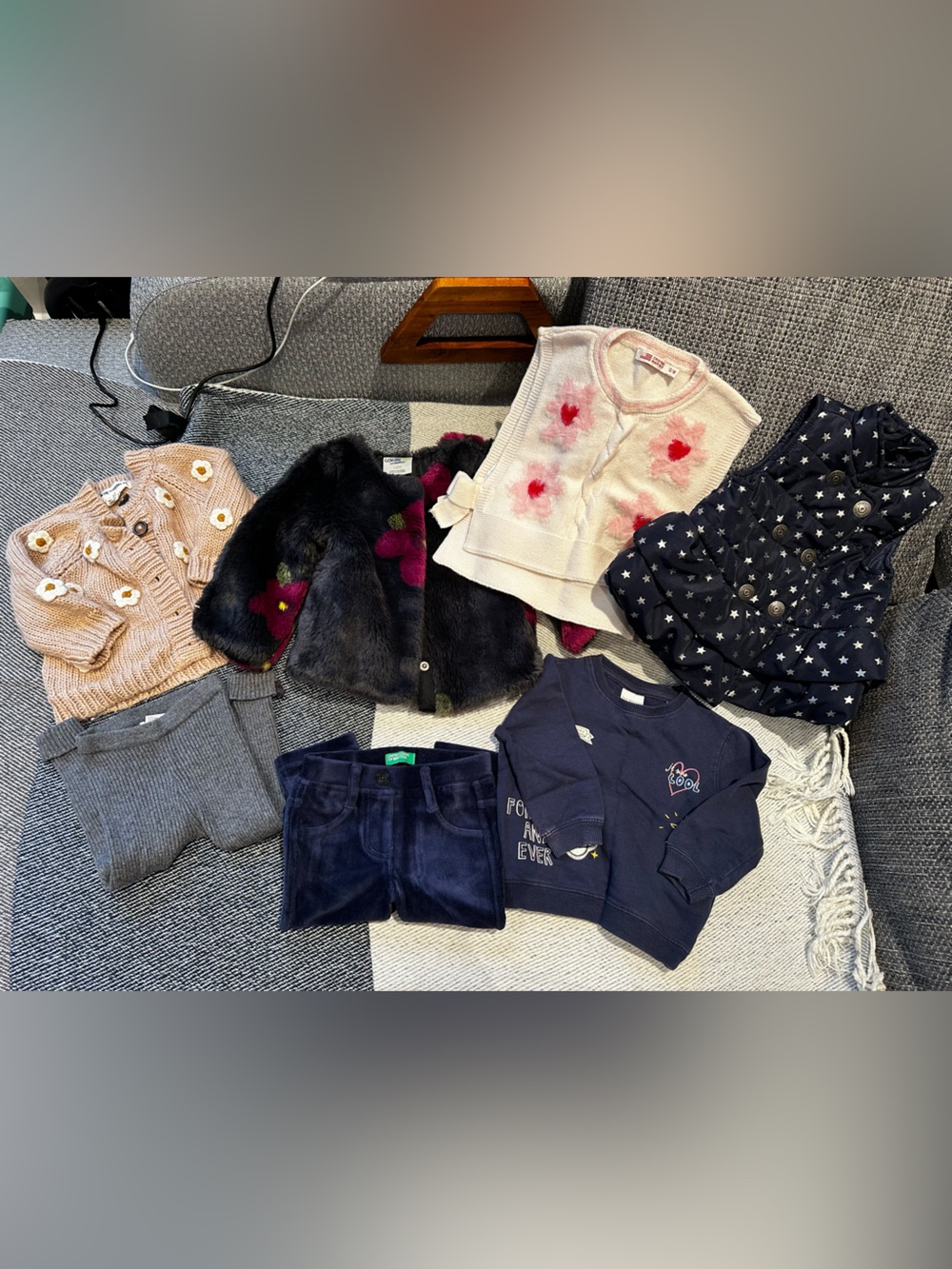 BUNDLE 12-18m Girls Mixed Bundle - Zara, Benetton, Hilfiger